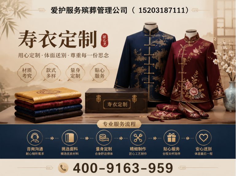 嘉定区寿衣定制展示图